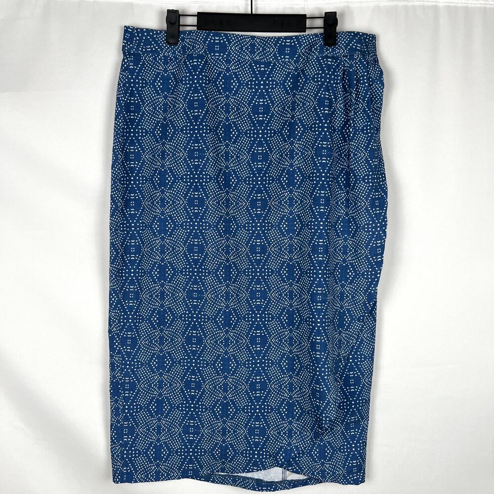 Ripskirt Hawaii Blue Printed Mini Skirt